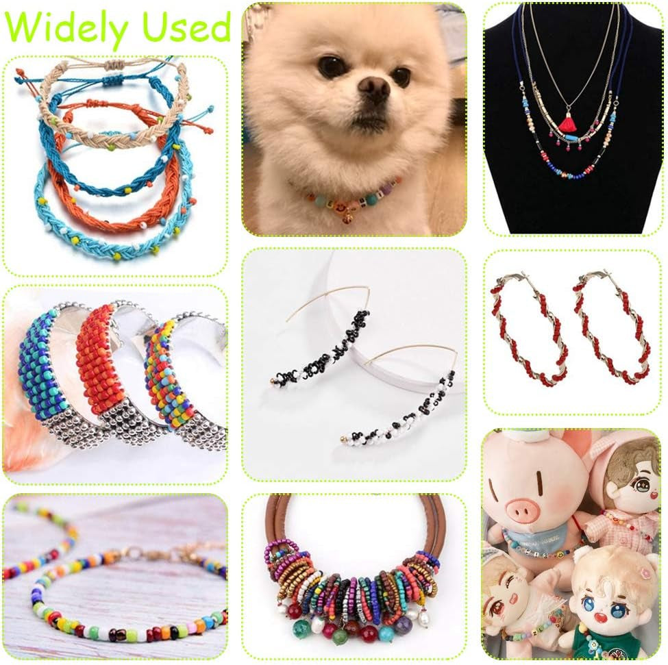 Comprehensive 10,000-Piece Glass Seed Beads Kit with 280 Alphabet Letter Beads for DIY Jewelry and Bracelet Crafting