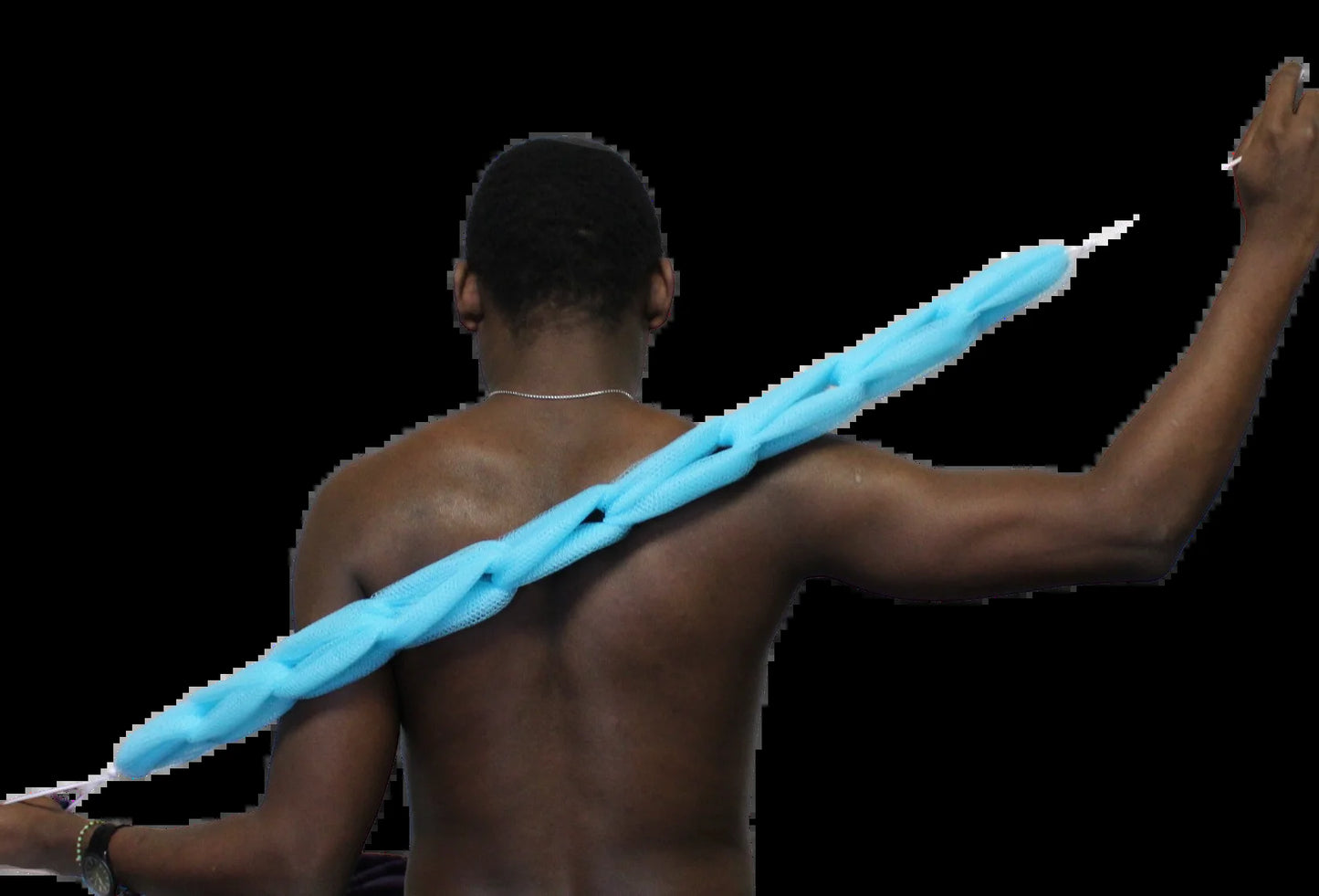 Set of 3 Pack Rope Bath Sponge Exfoliating Body Scrub Stretch Braided Loofah