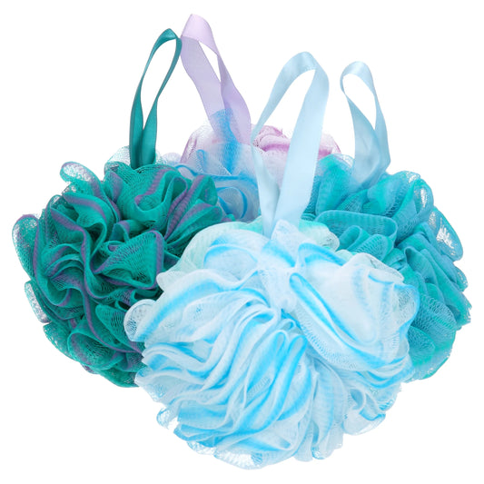 4 Pieces 75G Loofahs Shower Bath Sponges Exfoliating Loofah Wash Scrunchies Bath Sponges for Shower