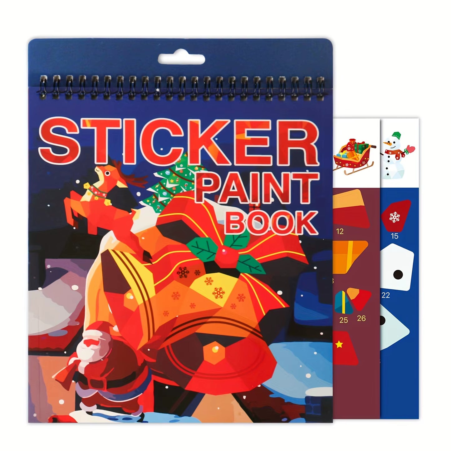 Sticker Book Crafts for Children Ages 4-8: Numbered Sticker Activity for Cognitive Development, Ideal for Gifts and Travel Entertainment