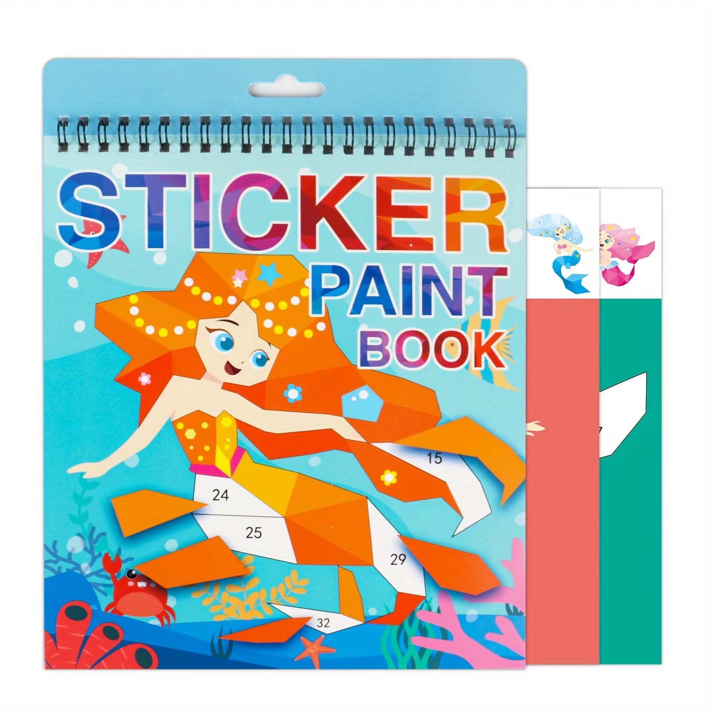 Sticker Book Crafts for Children Ages 4-8: Numbered Sticker Activity for Cognitive Development, Ideal for Gifts and Travel Entertainment