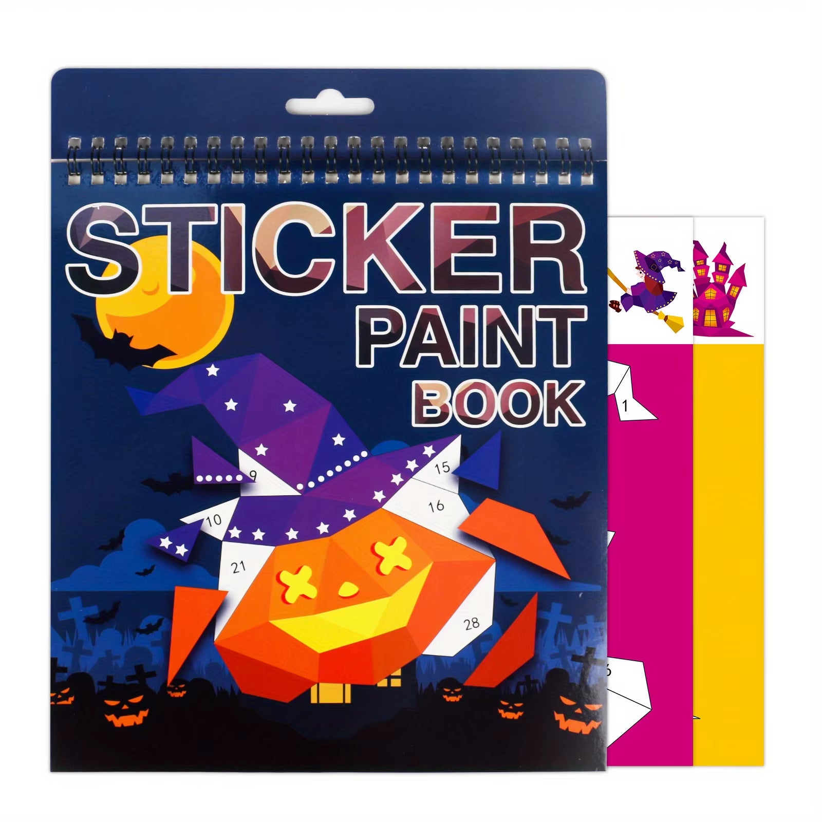 Sticker Book Crafts for Children Ages 4-8: Numbered Sticker Activity for Cognitive Development, Ideal for Gifts and Travel Entertainment