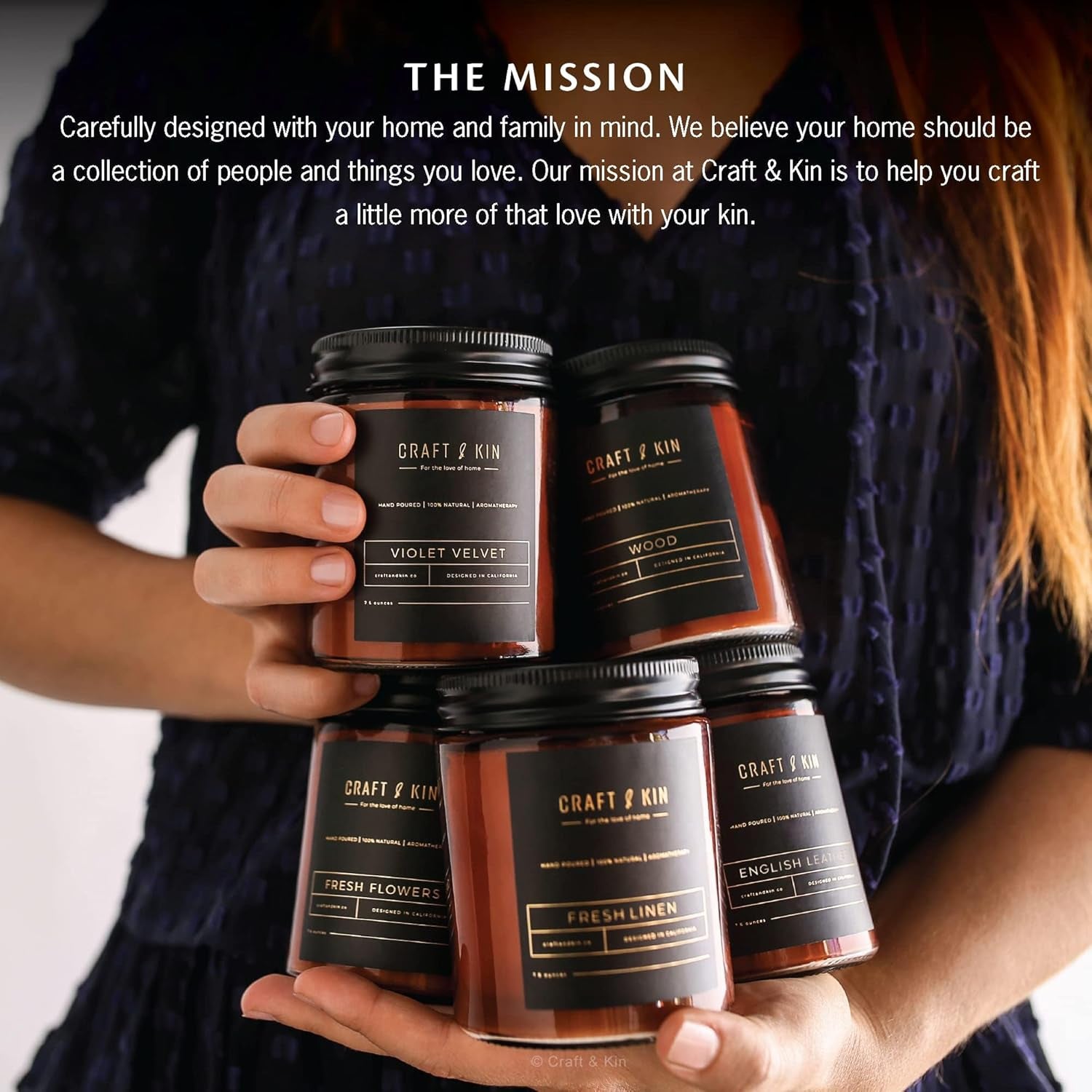 Premium Palo Santo Scented Candle for Men | Natural Autumn Aroma for Home | Long-Lasting 45-Hour Burn Time | 8oz