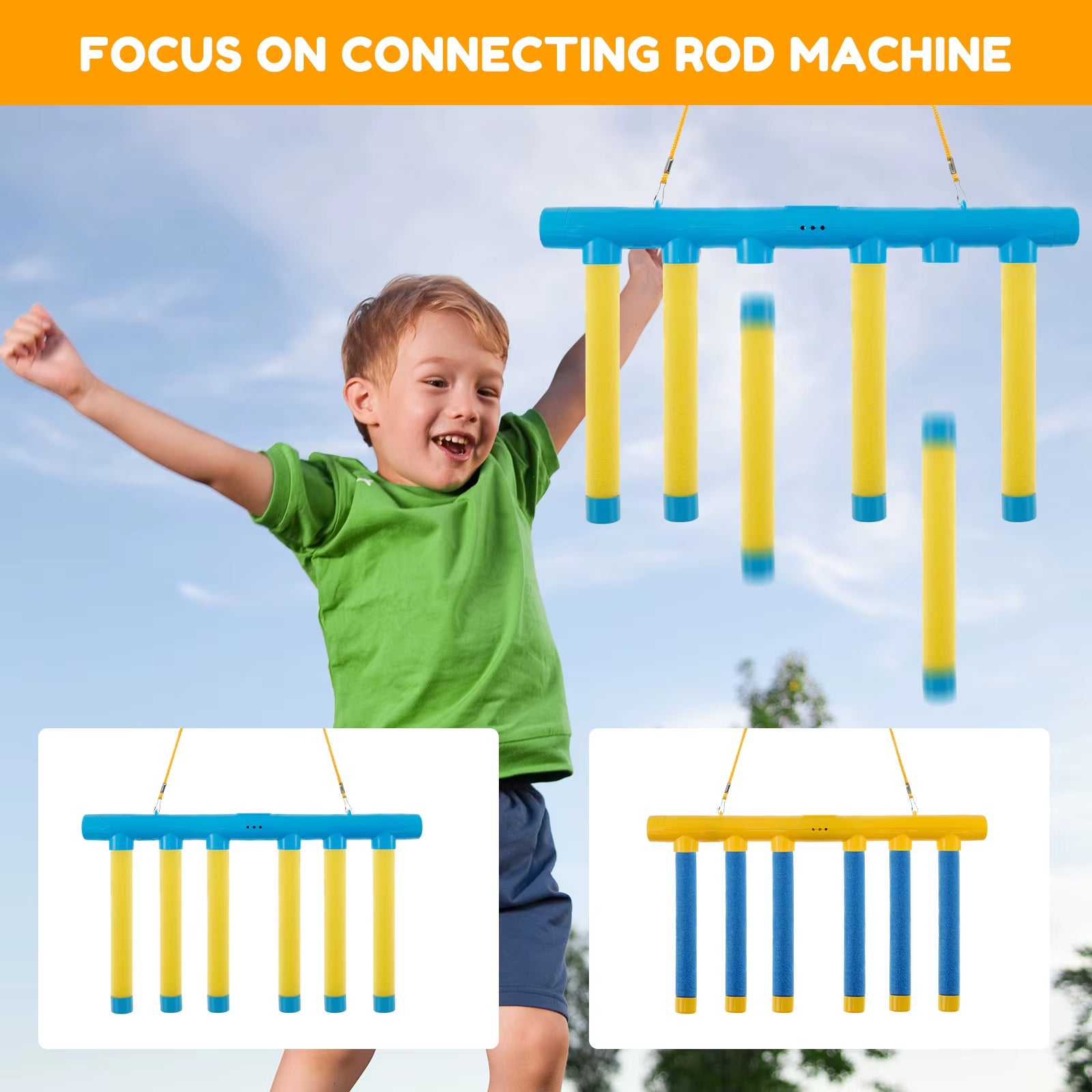 Falling Sticks Challenge: Educational Hand-Eye Coordination Toy for Kids - Parent-Child Interactive Game