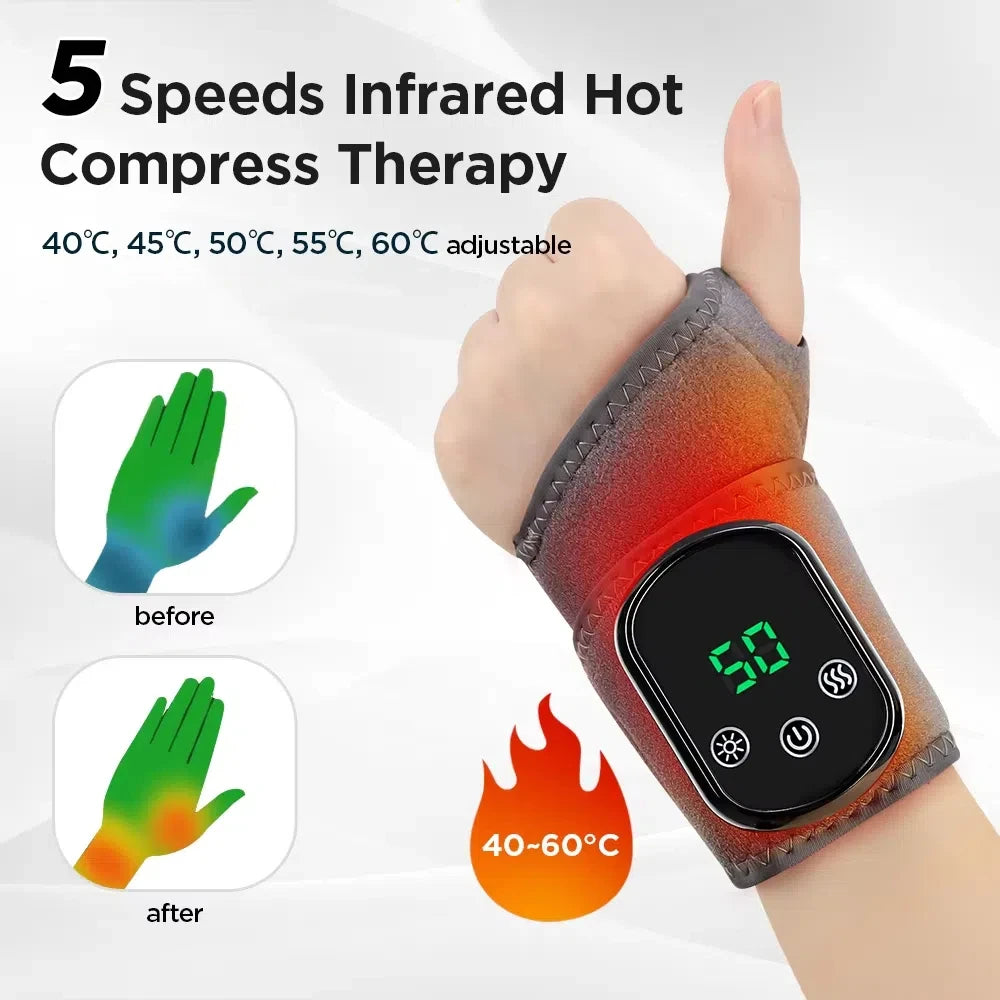 Electric Foot and Hand Massager Can Vibrate and Heat the Ankles and Ankles, and the Bracket Joints Are Portable, Which Can Relax