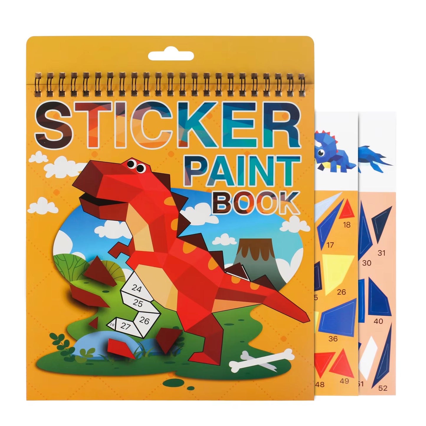 Sticker Book Crafts for Children Ages 4-8: Numbered Sticker Activity for Cognitive Development, Ideal for Gifts and Travel Entertainment