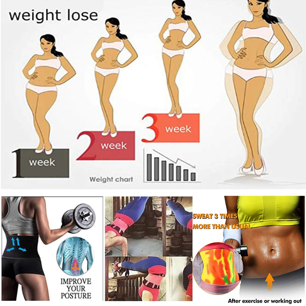 Fitness Thermo Body Shaper Waist Trainer Trimmer Corset Waist Belt Cincher Wrap Workout Shapewear Slimming
