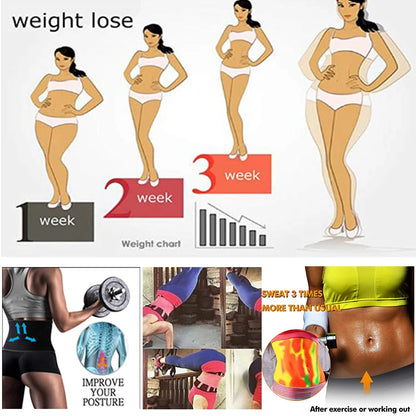 Fitness Thermo Body Shaper Waist Trainer Trimmer Corset Waist Belt Cincher Wrap Workout Shapewear Slimming