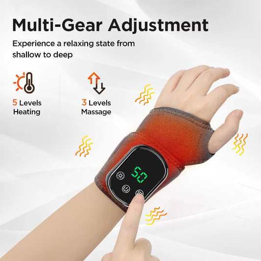 Electric Foot and Hand Massager Can Vibrate and Heat the Ankles and Ankles, and the Bracket Joints Are Portable, Which Can Relax
